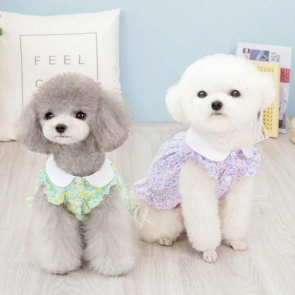 Cotton Dog Clothes Cute Pet Vest Pet Supplies Pet Summer Princess Skirt  Puppy