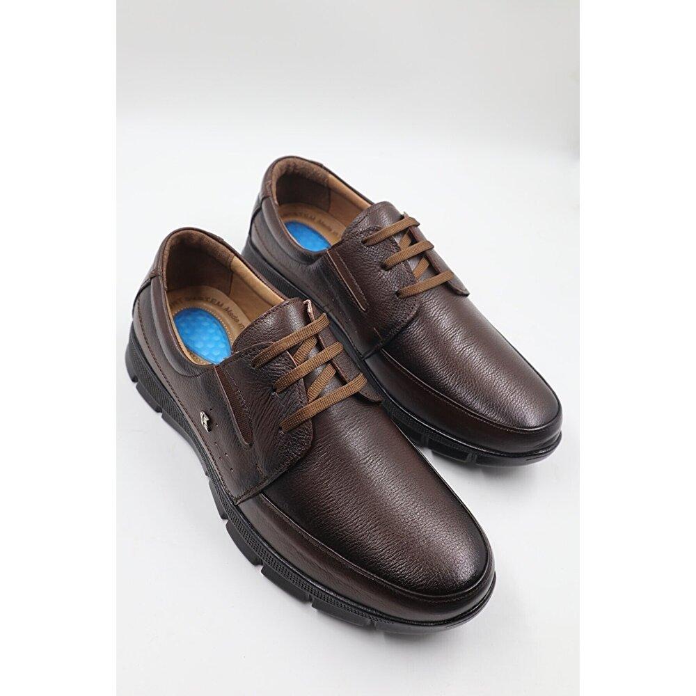 

Мужская черная ортопедическая желейная ультра-комфортная повседневная обувь из натуральной кожи