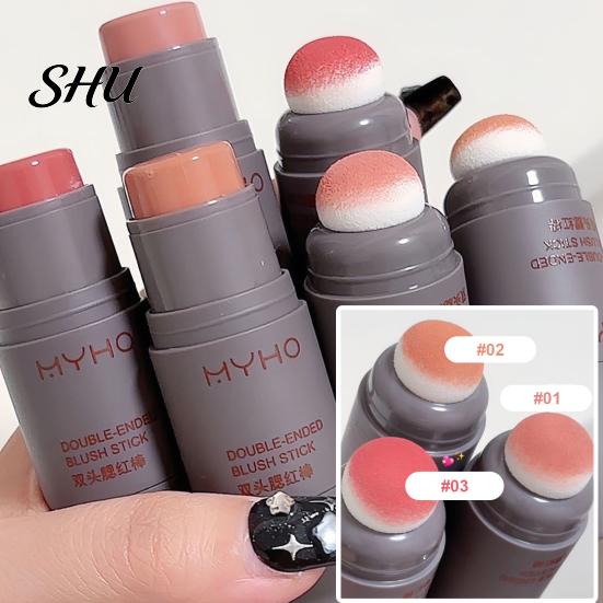 Blush Stick 4G Double Ended Long Wearing Easy Easy-to-apply Application Lightweight Conceal Contour Face Makeup Multi-purpose