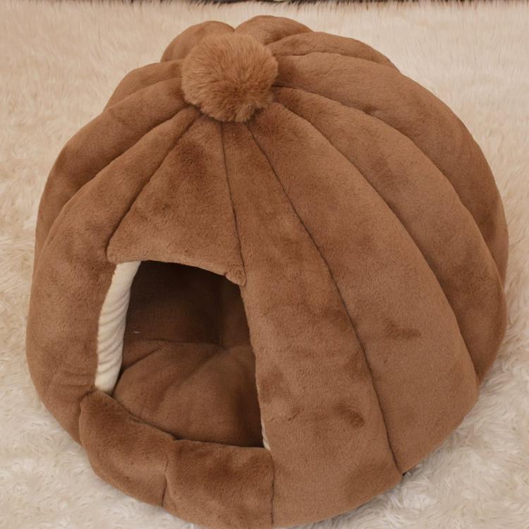 Tiefschlafkomfort im Winter Katzenbett Kleine Matte Korb für Katzenhaus Halbgeschlossenes Haustierzelt Gemütliche Höhle Katzenbetten Indoor