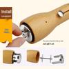 Leather Craft Sewing & Carving Tool Set with Waxed Thread and Canvas Awl