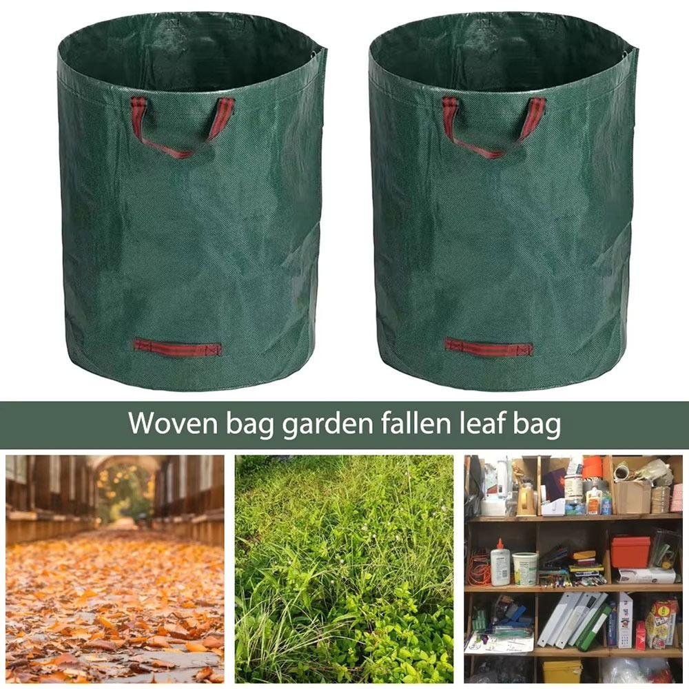 1Pcs Waterproof Leaf Sack Large Capacity Storage Collection Container Durable Garden Waste Bag