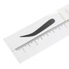 100Pcs Disposable Eyebrow Template Ruler Sticker Adhesive Easy To Use Eyebrow Stencil Microblading Ruler for Home