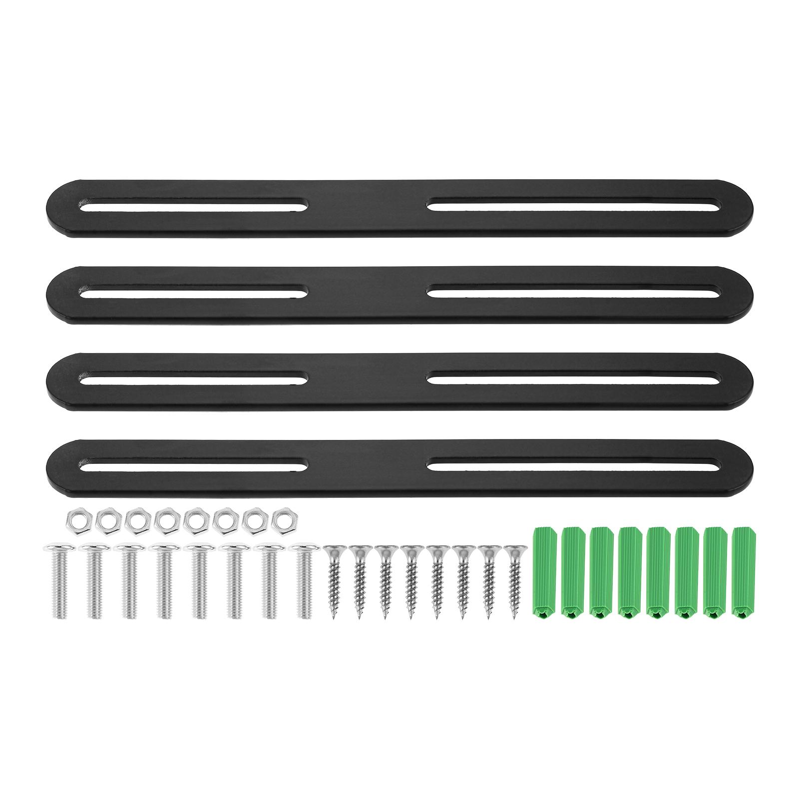 

4Pcs Stainless Steel Flat Mending Plates Furniture Support Bracket Repair Plate Fixing Connector for Repairing Shelf Bed Table