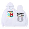 SS26 New Arrivals: Harry Styles Print Unisex Loose Casual Fleece-Lined Hoodie