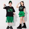 Girls' Jazz Dance Suit - Hip-Hop Street Fashion, Trendy Children's Performance Wear, Zhang Yuanying Style.