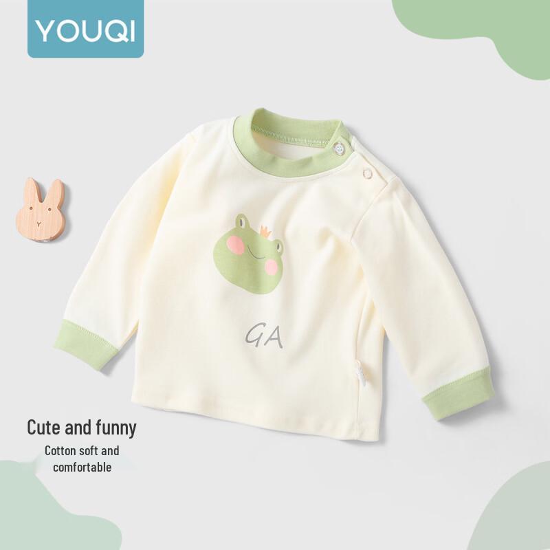 Youqi Infant Cotton Long-Sleeve T-Shirt