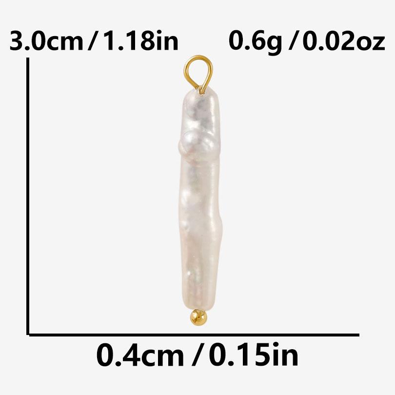 1pcs Irregular Geometric Round Square Real Natural Shell Pearl Charms For Jewelry Making Bulk Handmade Earrings Pendant Material