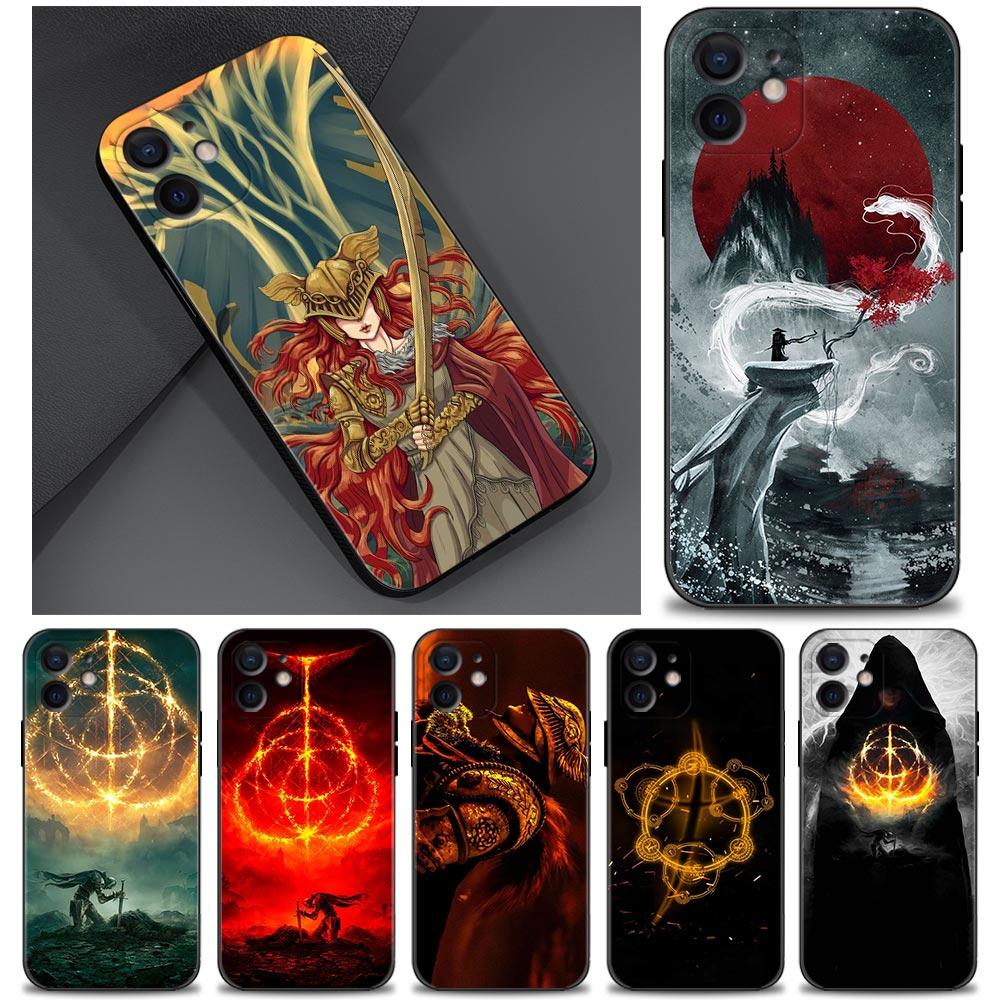 

Популярный чехол для телефона с игровым кольцом Elden для Apple iPhone 14 13 12 11 Pro Max 13 12 Mini XS Max XR X 7 8 6 6S Plus