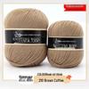 Pure Wool Medium-Thickness Yarn for Hand-Knitted Cardigans, Sweaters, and Scarves.