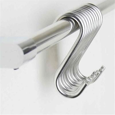 10Pcs Stainless Steel  S Shape Kitchen Railing S Hanger Hook Clasp Holder Hooks For Hanging Clothes