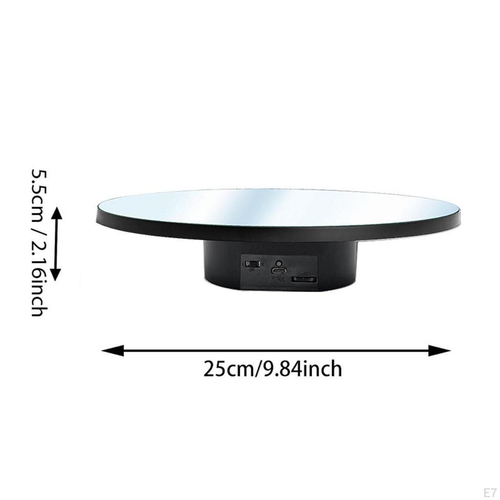 Elektryczny Motorowy Stół Obrotowy, Wielofunkcyjna Automatyczna Taca Ekspozycyjna na Prezenty, Obracana Taca Okienna.