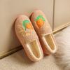 Winter new home cotton drag fleece thickened casual indoor shoes non-slip soft sole comfortable mother shoes cotton shoes