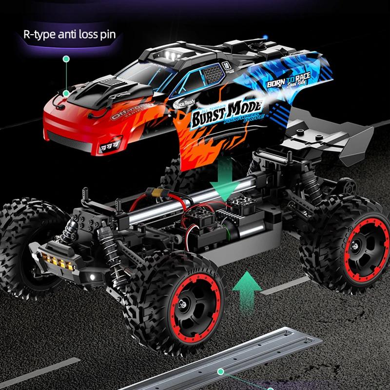 JJRC C8832A 1:10 RC Car 2.4G 4WD High-Speed With Light Large Electric Remote Control Crawler 4x4 Off-Road Vehicle Toy For Kid