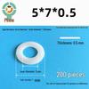 Thickened Nylon Plastic Flat Washer: Hard Plastic Gasket M2-M16