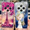For Xiaomi Poco C75 Case Cute Cat Butterfly Painted Cover Soft Silicone Phone Case For Xiaomi Poco C75 C 75 PocoC75 Fundas Coque