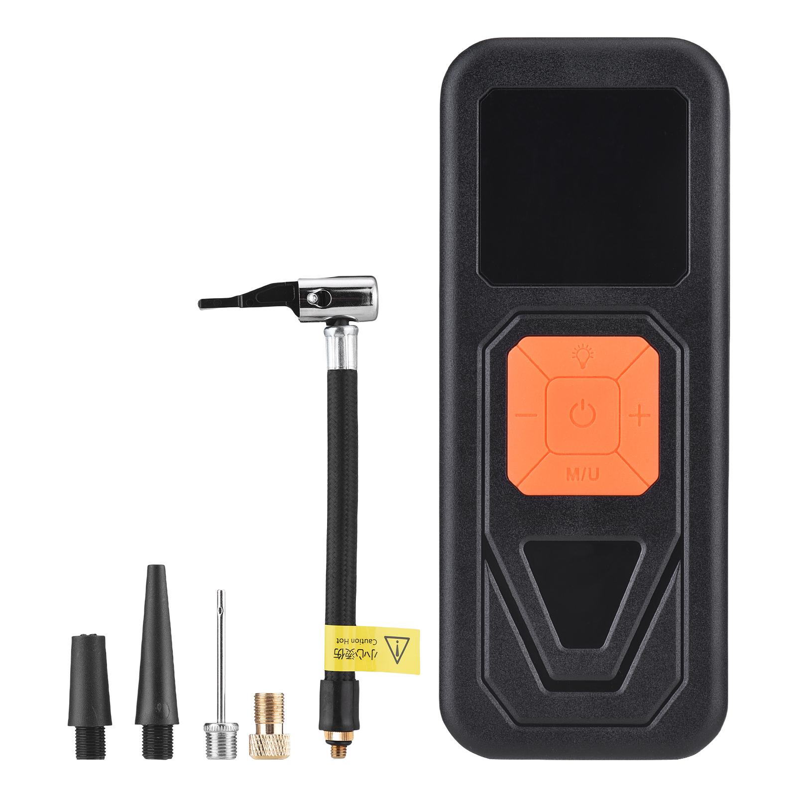 

Portable Tire Inflator with Pressure Indicator LED Display 150PSI for Car Bike Ball Emergency SOS