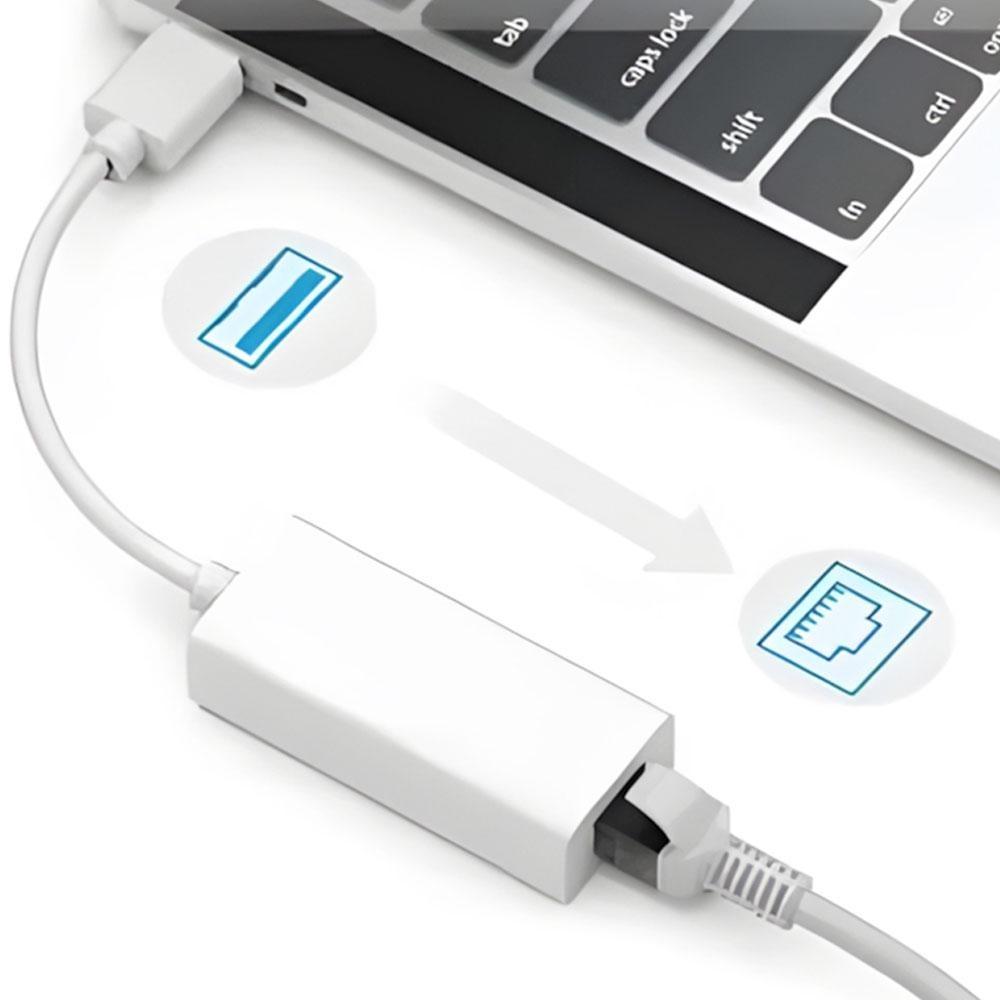 100Mbps USB 2.0 to RJ45 Ethernet Network Adapter for Mac Android Tablet PC Windows 7/8/10 High Quality No Driver Required