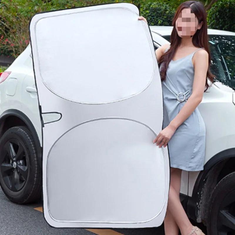 Araba Pencere Güneşlik Kapak Güneş Gölge Cam Güneşlik Koruyucu Ön Cam Katlanır Otomatik UV Koruma Perdesi Şekillendirici Aksesuarları