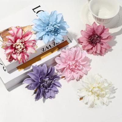 5Pcs/Set Exquisite Artificial Flower Handmade Faux Silk Flower Vivid Delicate Simulation Chrysanthemum