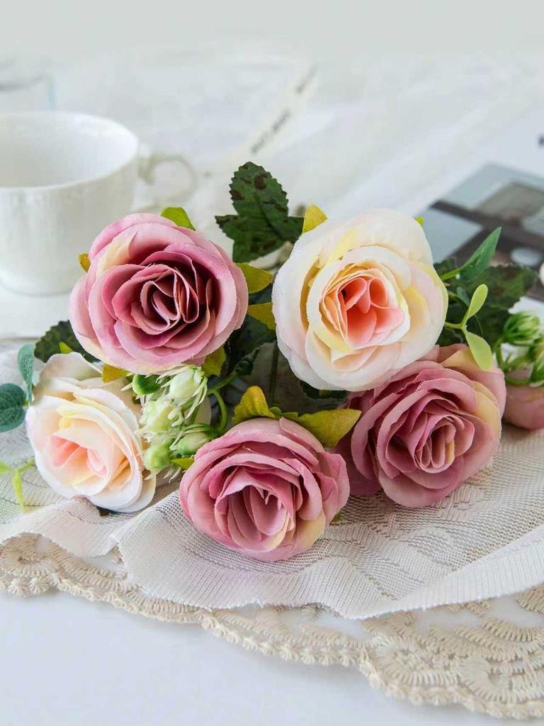 Artificial Flower Wedding Party Home Bedroom Table Decoration Bridal Bouquet Outdoor Courtyard Silk Peony Hydrangeas Arrangement