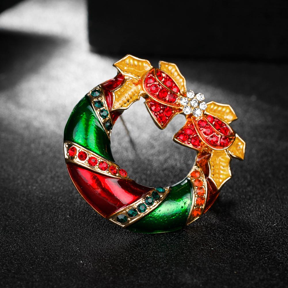 Women Fashion Delicate Christmas Style Brooch Perfect Wear Decoration for