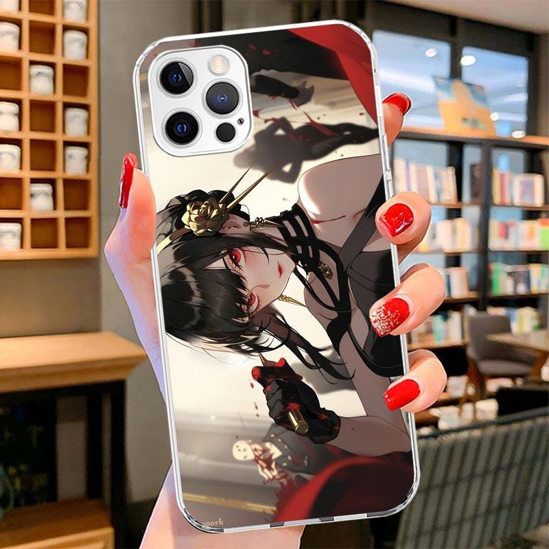 S-Spy Family Yor F-Forger Cover Phone Case For iPhone 16 17 Air 15 14 Pro Max 16E Phone Case 13 Mini 12 11 7 SE 8 Print Pattern
