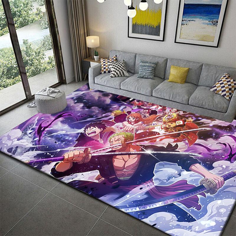 One Piece Best Gift Anime Rug Soft Non-Slip Mat for Bedroom Living Room