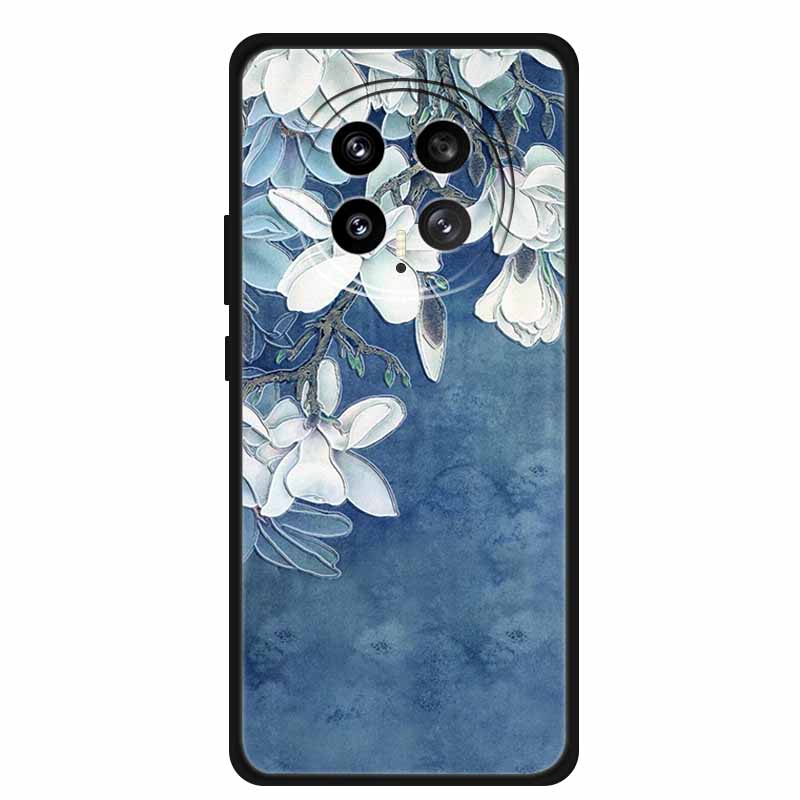3D Emboss Case For Honor Magic 8 5G Phone Case 8 Pro Flowers Silicone Soft Coque Funda For Honor Magic8 Pro Back Cover Case Bag