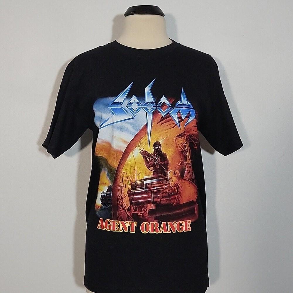 SODOM Agent Orange XL T-Shirt Black Mens Band Logo Unisex T-Shirt L