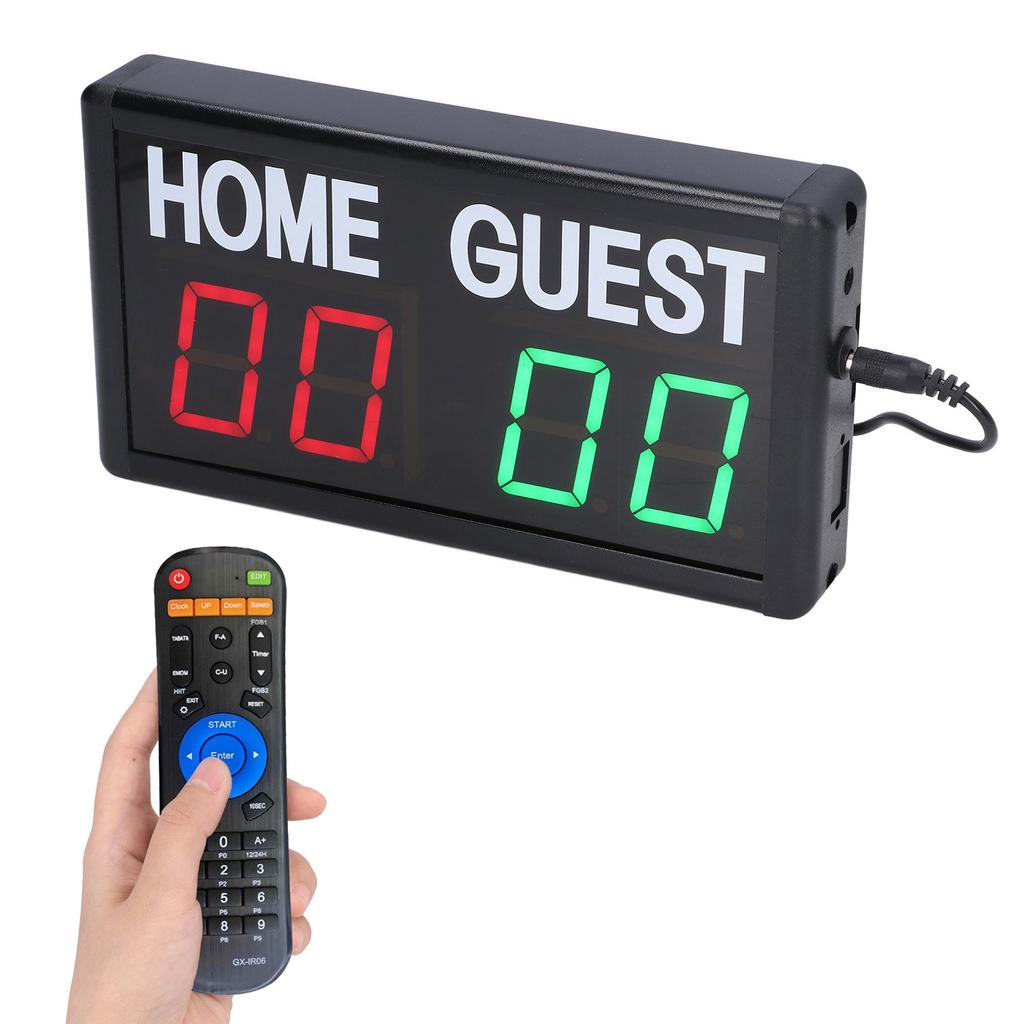 LED Electronic Score Board Basketball Football Game Scoreboard Remote Control Scoreboard