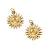 CARLIDANA Delicate Unisex Waterproof Stainless Steel Sun Pendant Moon Charms 18k Gold Color for DIY Jewelry Necklace Jewelry