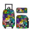 Geometrydash Backpack Geometrydash Elementary And Secondary School Printed Tie Rod Backpack