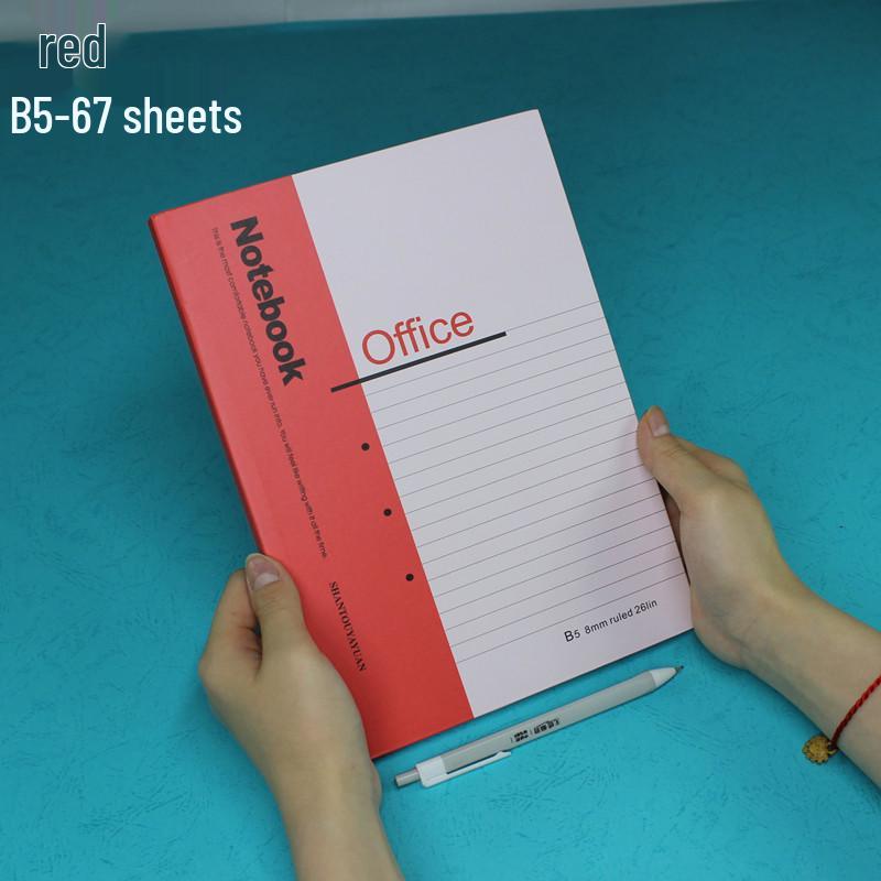 Großes Hardcover-Notizbuch - A4/B5/A5 Schülerheft, Tagebuch, Kassenbuch