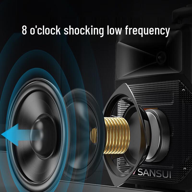 Sansui MK15-08 Portable Outdoor KTV Bluetooth Speaker CN plug (adapter included)