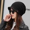 Pullover hat women's fashion casual bag head hat scarf dual-purpose versatile hat ponytail