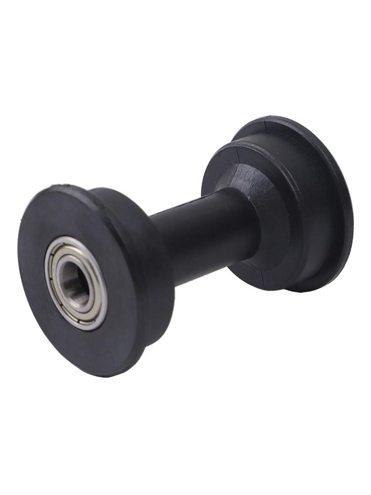 Plastic Rowing Machine Seat Roller for Fitness Equipment Replacement