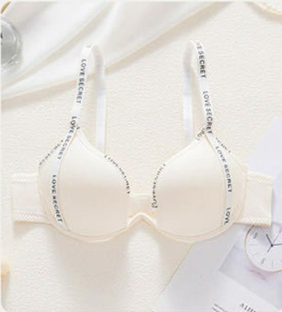 Damen Kleinbrust Push-Up Cartoon-BH: Kabellos, Anti-Erschlaffung, Seitenstütze, Modischer Träger