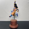 Goku Anime Figures 25cm/9.84in Son Goku Jump Figue Pvc Statue Room Ornament Collection Model Toys Gifts