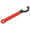 Clé à crochet en C Acier au carbone Outil clé à ergot avec poignée en caoutchouc pour raccord de tuyaux de sol