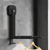 Stendibiancheria con Ventose Forti Pieghevole Regolabile Montaggio a Parete Porta Asciugatura Biancheria Accessori Bagno