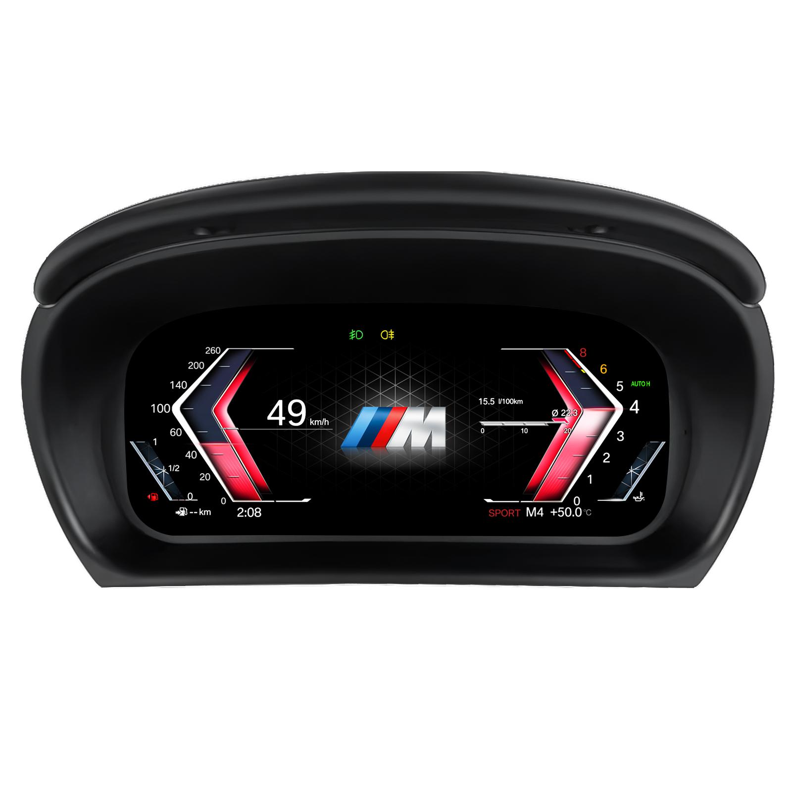 

Hizpo 12.3 Inch Car Digital Dashboard for BMW 3 Series E90/E91/E92/E93 2005-2012 LCD Panel Speedometer Virtual Cockpit Cluster Instrument Display