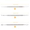 1/3Pcs Dental Wax Sculpting Knife Stainless Steel Dentist Tools 46# 47# 48# for Wax Cement Powder Mixing
