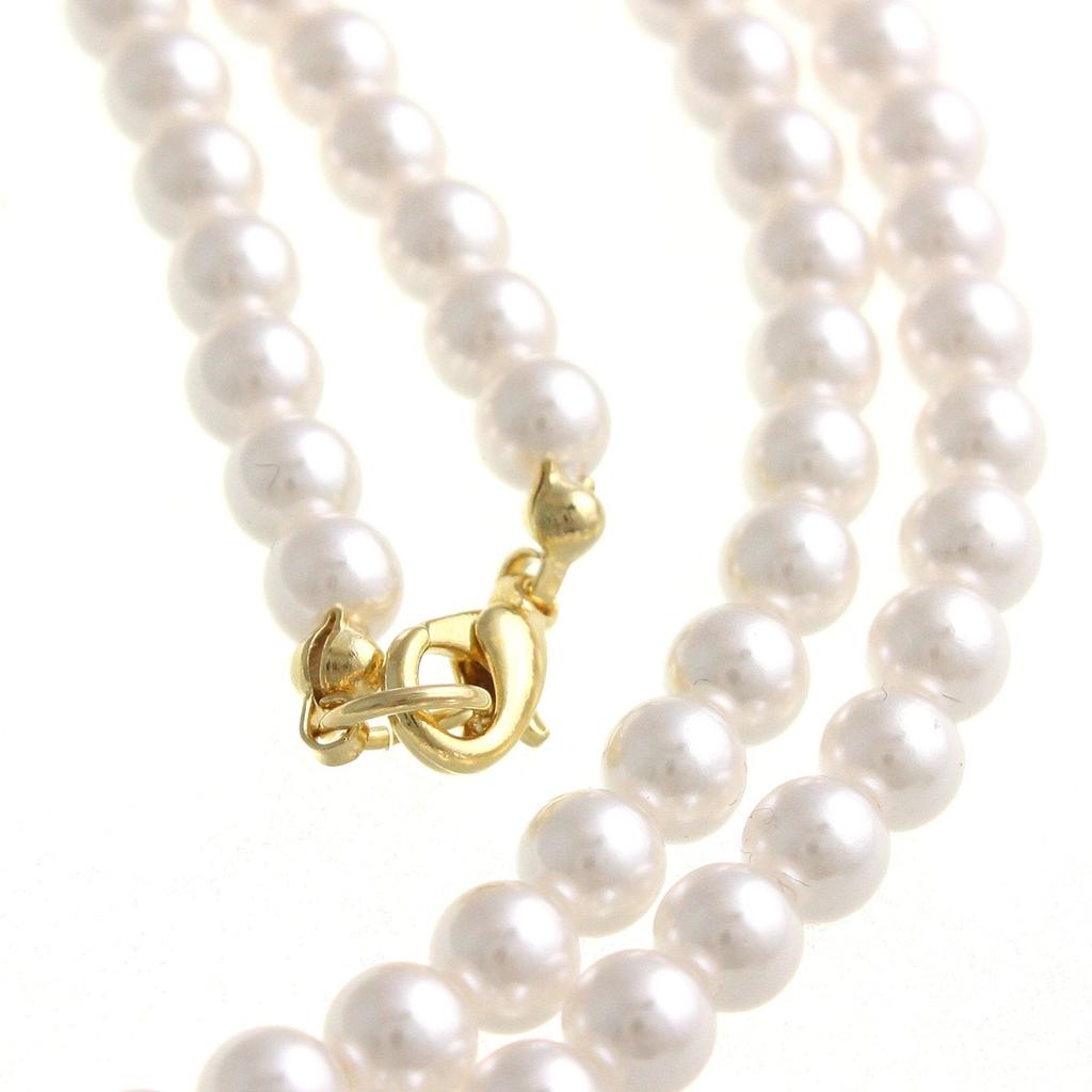 [VINGTAINE] VINGTAINE Pearl Necklace, Long, 7mm, for Entrance Ceremonies, Graduation Ceremonies, etc. A sophisticated, simple, cute, and stylish gift