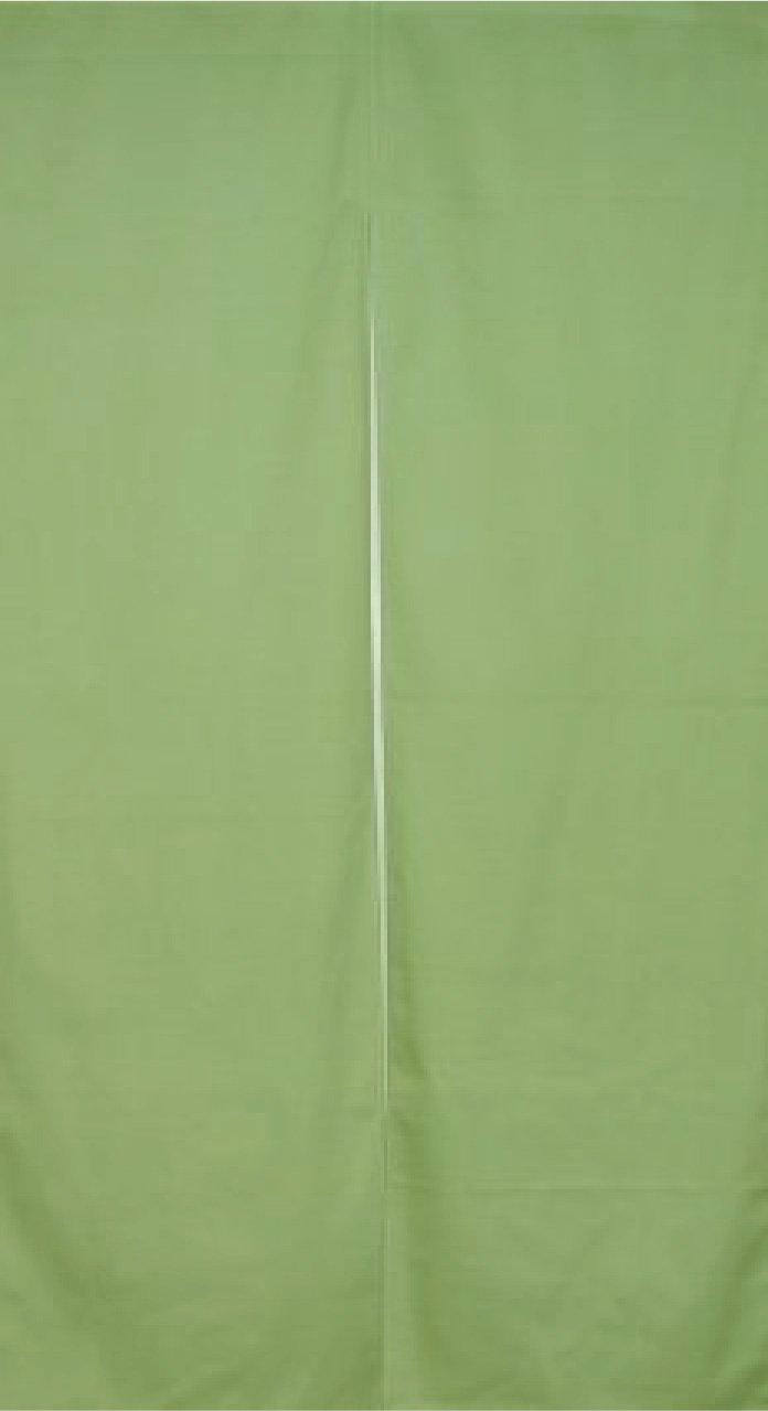 

Yokohama Noren Monogatari Cotton Curtain W85H180cm Flame-Retardant Medium-Weight Wasabi