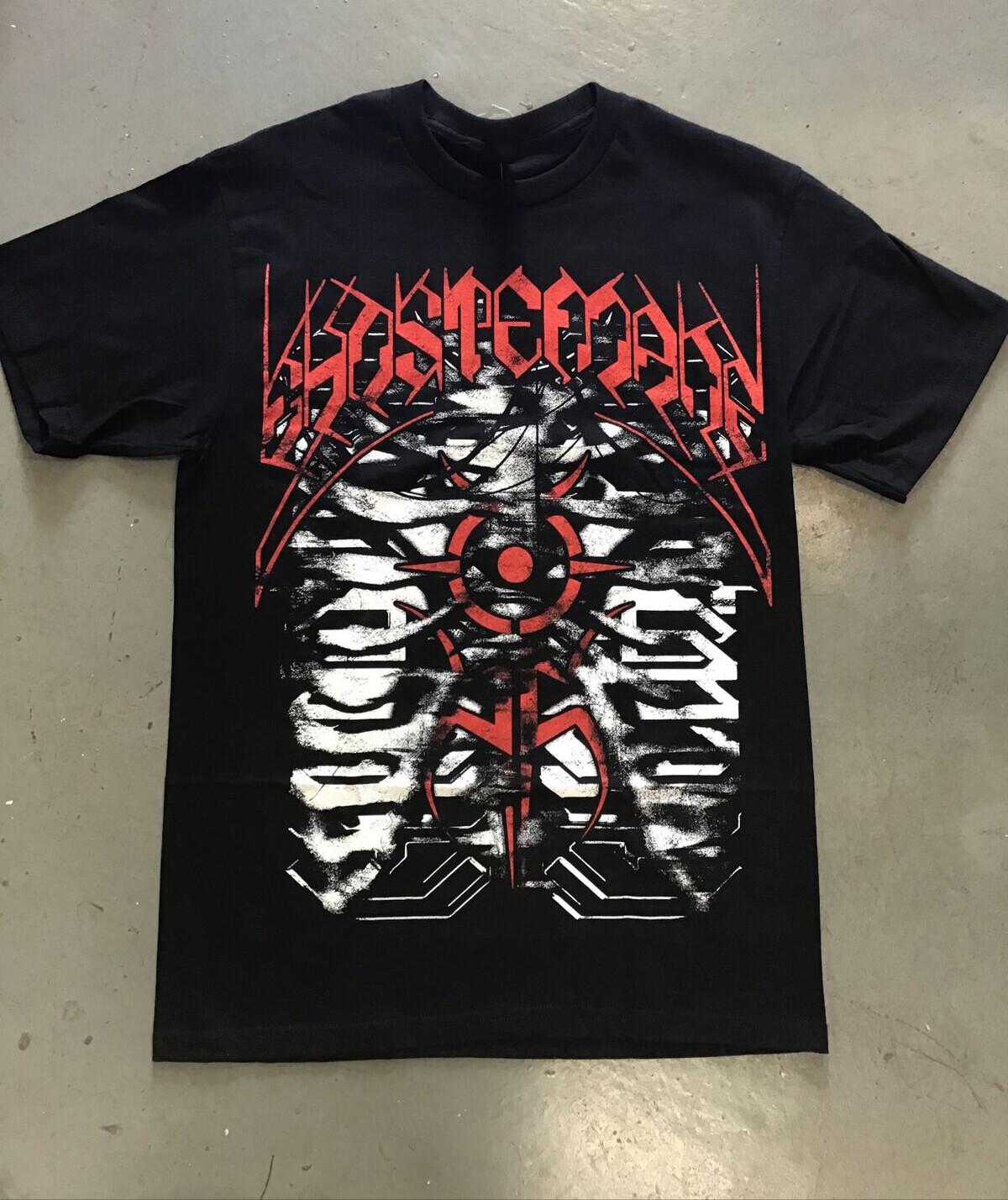 

Ghostemane Тур Концерт Хлопок Черный Все Размеры Унисекс Футболка Топы Футболка 4XL