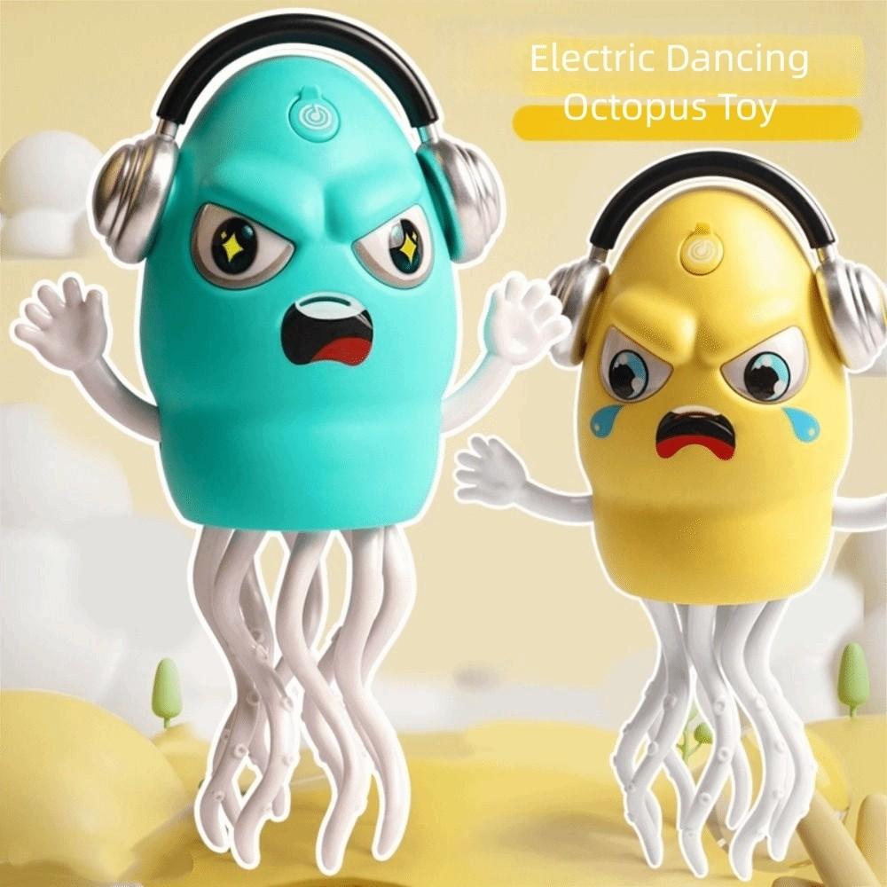 Interactive Electric Dancing Octopus Toy Plastic Walking Dancing Octopus  Birthday Gift
