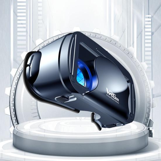 Immersive 3D VR Glasses Adjustable Eye Protected Virtual Reality Full Screen Visual Wide-Angle Universal VR Headset with Remote Control