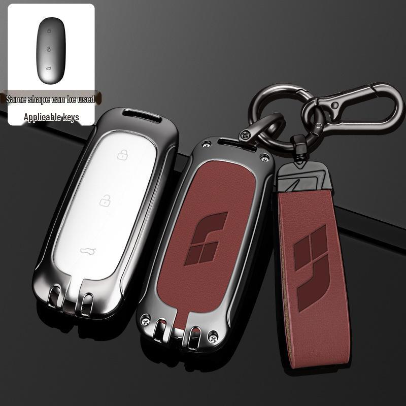 Compatible Ideal L7 Key Cover for 2023 Ideal One L8 Car, Protective Shell with Key Buckle for Men and Women