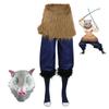 Halloween Demon Slayer Cosplay Costume Inosuke Hashibira Cosplay Outfit Demon Slayer Pig Head Mask